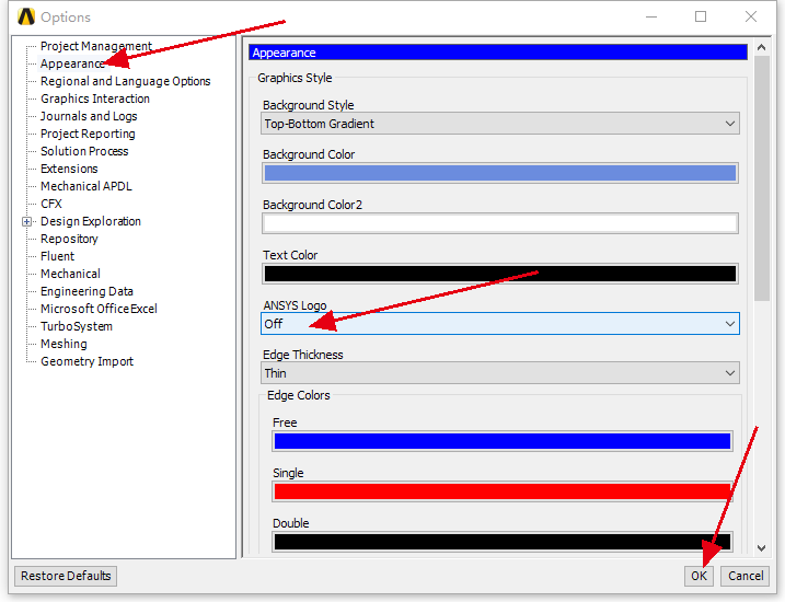 Ansys Workbench怎么关闭Logo显示